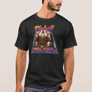 Camiseta Design retro do Pinball