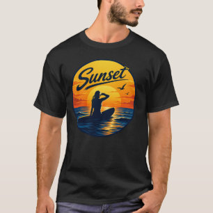 Camiseta Design Retro dos Anos 70 