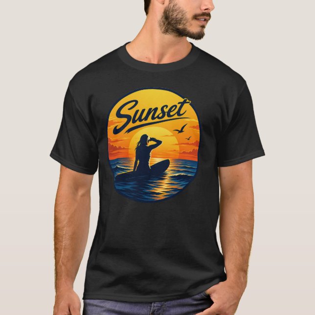 Camiseta Design Retro dos Anos 70  (Frente)