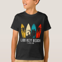 Design Retro Lido Key Beach Florida Surfboarder Fo