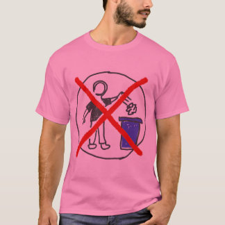 Camiseta Design Retro Limpeza Terra Sem Lixo