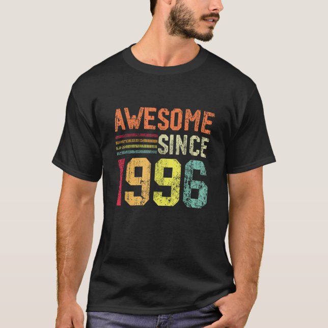 Camiseta Design Retro Para Pessoas de 30 Anos Feito em 1996 (Frente)