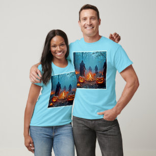 Camiseta Design Ritual de Spooky Halloween