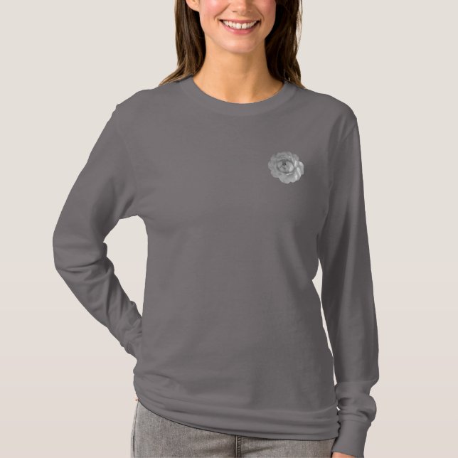 Camiseta Design Rosa FEMININO (Frente)