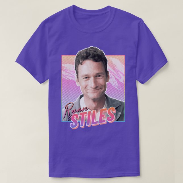 Camiseta Design Ryan Stiles dos anos 80 (Frente do Design)