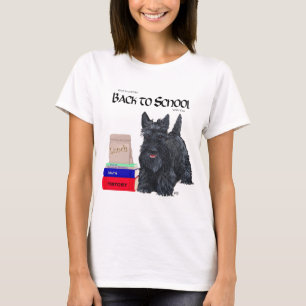 Camiseta Design sazonal de outono do terrier escocês