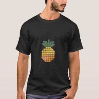 Camiseta Design Simples de Abacaxi de Arte Pixel