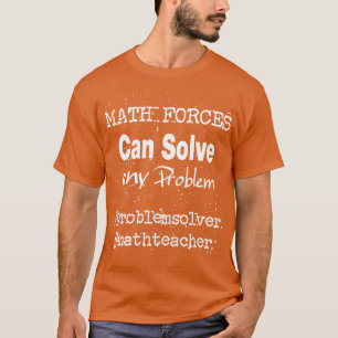 Camiseta Design simples para amantes da matemática