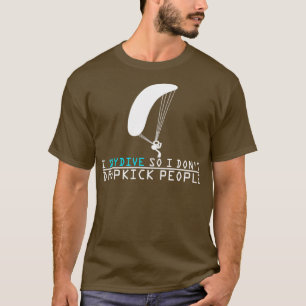 Camiseta Design Skydive Para Homens Mulheres Skydiver Skydi