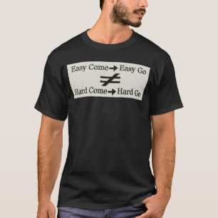 Camiseta Design Sobre Trabalho Fácil E Relação De Trabalho