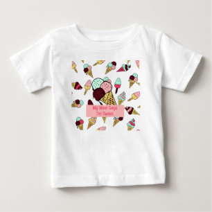 Camiseta Design sorvete para Menina