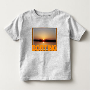 Camiseta Design sunset com laranja