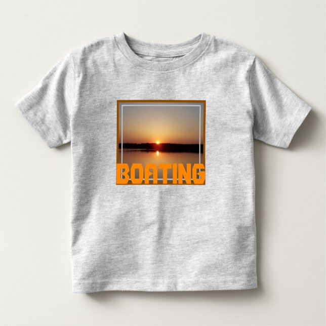Camiseta Design sunset com laranja (Frente)