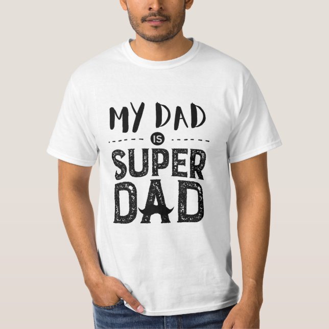 Camiseta design super pai (Frente)