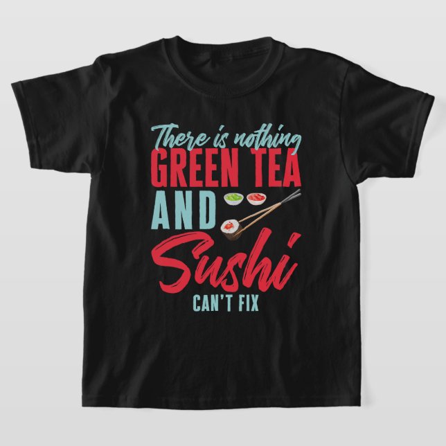 Camiseta Design Sushi para Comida japonesa Wasabi Lover (Postura )