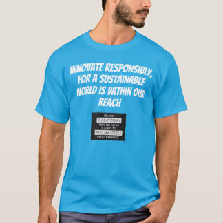Camiseta DESIGN SUSTENTÁVEL Inovar de forma responsável