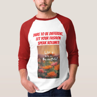 CAMISETA DESIGN SUSTENTÁVEL ÚNICO PARA CARAS JOVENS