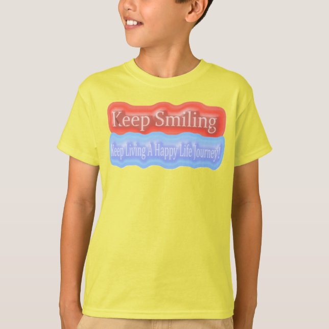 Camiseta Design Trabalho de arte Bonito Sobre "Continue Sor (Frente)