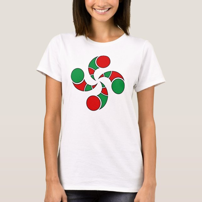 Camiseta design transversal basque (Frente)
