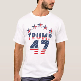 Camiseta Design Trump 47