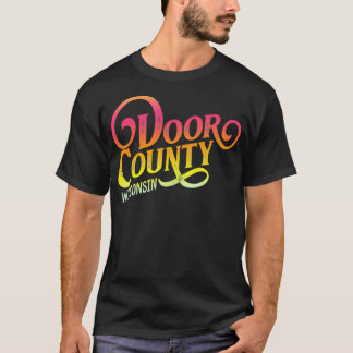 Camiseta Design turístico do Condado de Door em Wisconsin