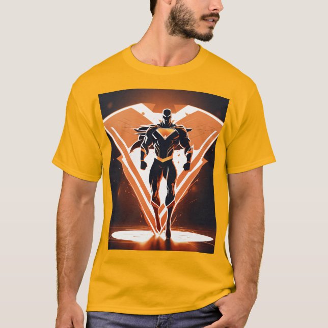 Camiseta Design único para masculinos Tshirt (Frente)