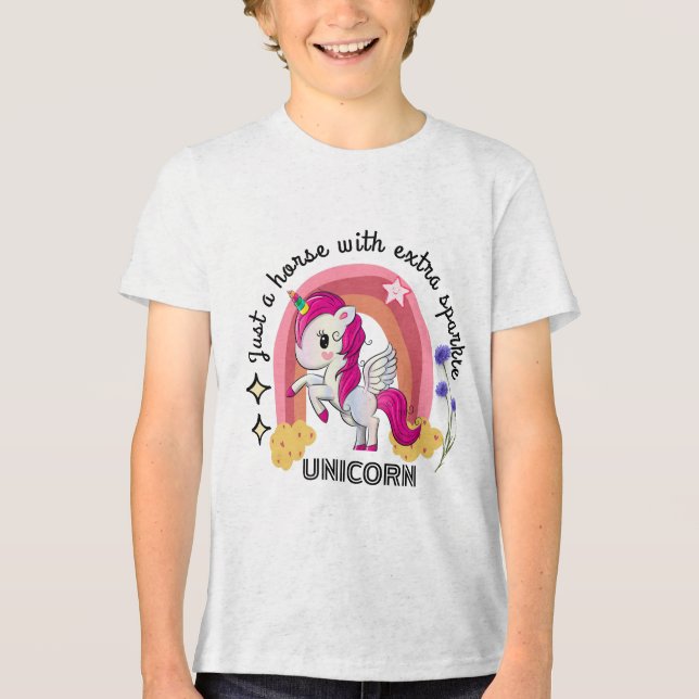 Camiseta Design Unicorn para amantes unicórnios (Frente)