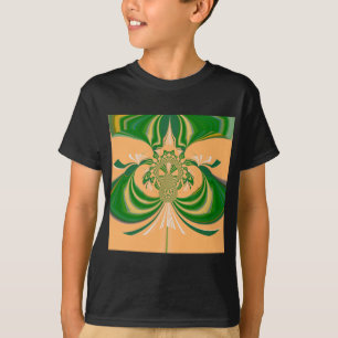 Camiseta Design verde amarelo.