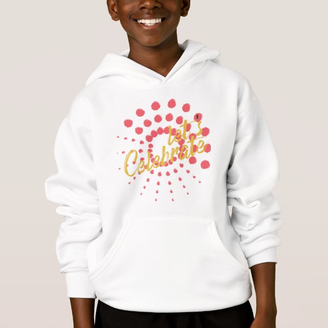 Camiseta Design vibrante, alegre e divertida de "Celebração (Frente)