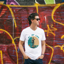 Design vibrante com o homem no conselho da pá sup