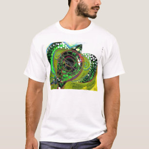 Camiseta Design Vinnyfish do T da arte abstracta da