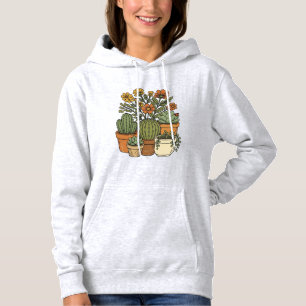 Camiseta Design Vintage de Cacto e Flores Silvestres dos An