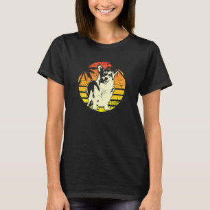 Camiseta Design Vintage Distorcido Welsh Corgi