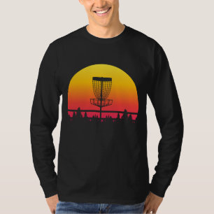 Camiseta Design Vintage Frisbee Pla Gráfico de Golf de Disc