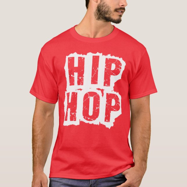 Camiseta design vintage ousado hiphop (Frente)
