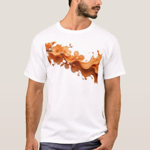 Camiseta Design Visual de FLOR ABSTRATA que chama a atenção