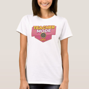 Camiseta Design Visual Rosa Expressivo MODO ENSINAR DESLIGA