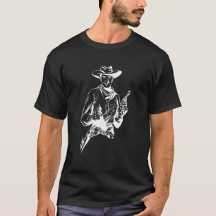Camiseta Design Western Cowboy Wrangler para Fãs de Western