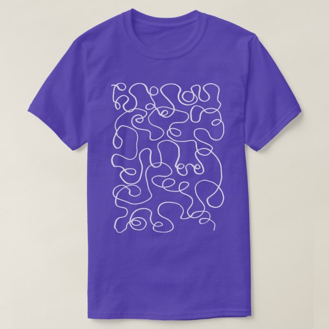 Camiseta Design Wiggly Line (Frente do Design)