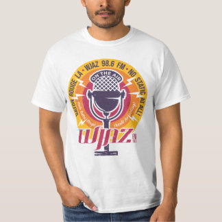 Camiseta Design WJAZ FM do Design de rádio Vintage