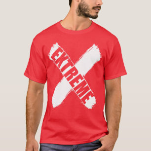 Camiseta Design X extremo para menina de esportes e moda