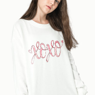 Camiseta Design XOXO dia de os namorados