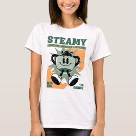 Camiseta designação inspirada em café divertida e legal