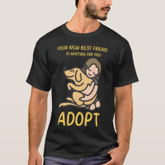 Camiseta DESIGNAdote seu novo melhor amigo