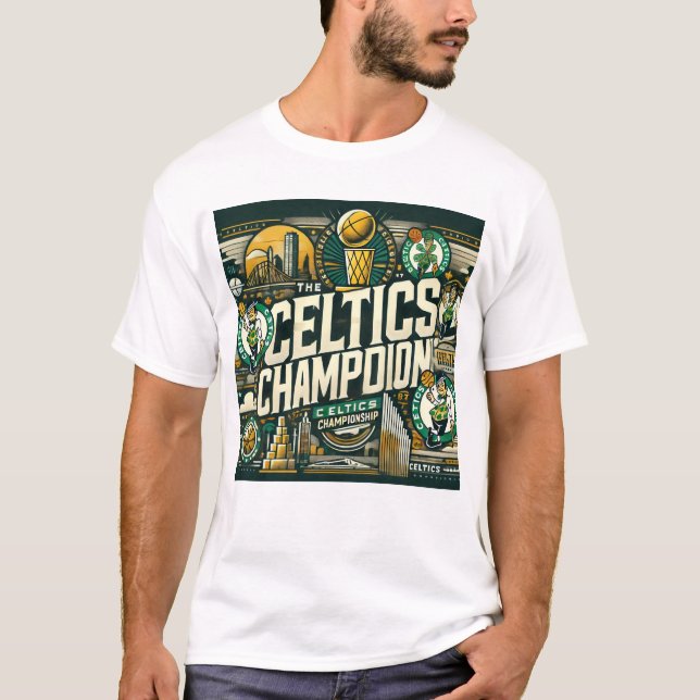 Camiseta Designar Campeonato Celtics (Frente)