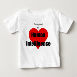 Camiseta Designed by Human Intelligence