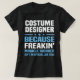 Camiseta Designer de Costume (Frente do Design)