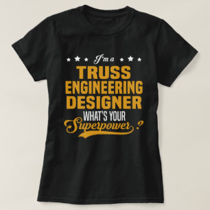 Camiseta Designer de Engenharia de Truss