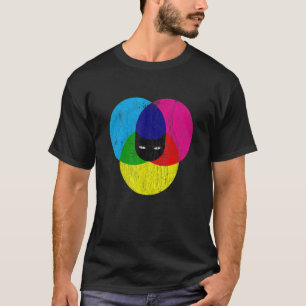 Camiseta Designer de Gato CMYK