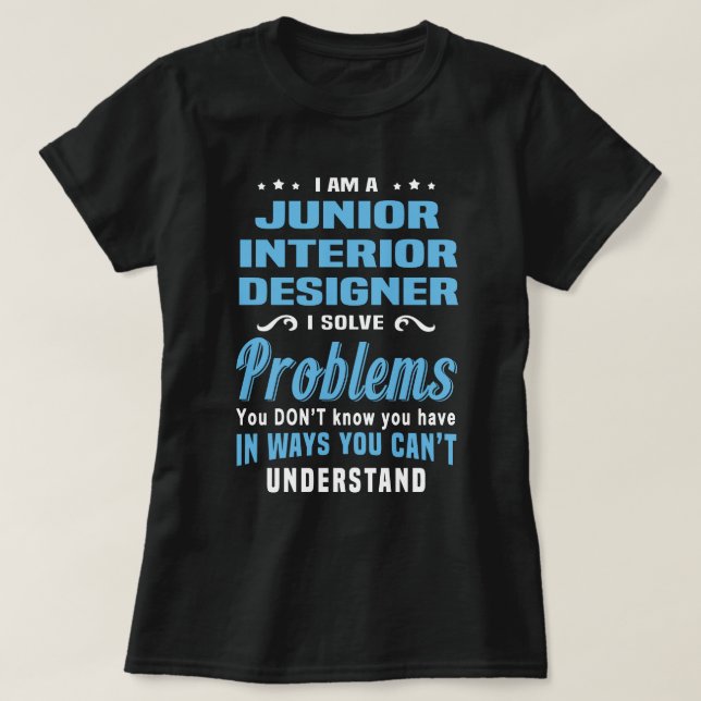 Camiseta Designer de Interior Júnior (Frente do Design)